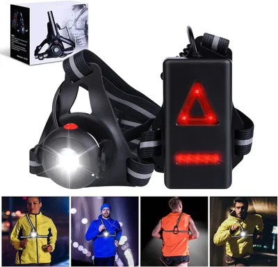 Productafbeelding van Hardlooplamp borst - 500 lumen - 90 graden verstelbaar - IPX6
