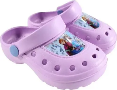 Produktbild von Disney Die Eiskönigin Elsa Kinder Clogs Badeschuhe Mädchen 22 bis 33 – Lila / 25