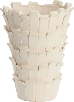 Productafbeelding van Light&living Vaas, decoratief, 27,5x27x34 cm, BANYA, keramiek, mat, crème