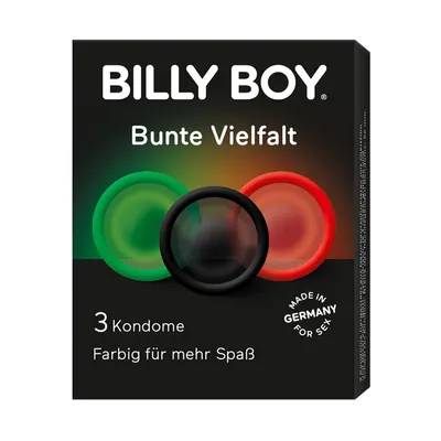 Obrázok produktu pre Billy Boy - Farebná rozmanitosť - 3 kondómy