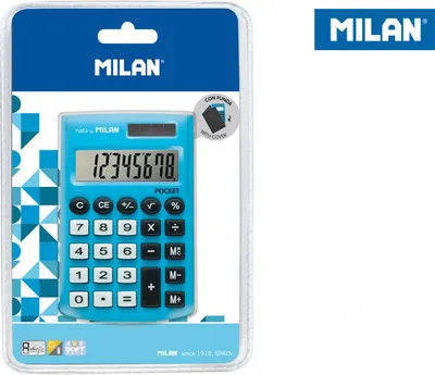 Obrázok produktu pre Milan Vrecková kalkulačka Pocket Touch modrá
