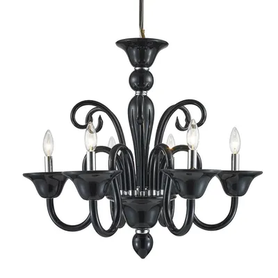 Produktbild von Kaheku Kronleuchter Camden schwarz 66 Ø 60h 1171002113