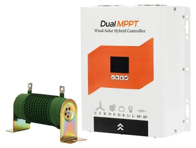 Obrázok produktu pre Hybridný regulátor s dvojitou technológiou MPPT – regulátor solárnej energie – menič veternej energie – kapacita 6000 W