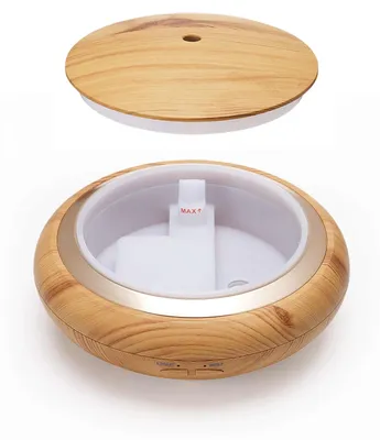 Produktbild von Promed AL-150 WS Aroma Diffusor 150 ml, Ultraschall Aroma Diffuser Holzoptik mit 7 Farben LED Licht, Humidifier, Aromatherapie, elektrische Duftlampe