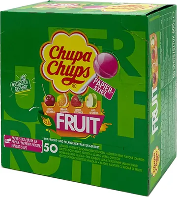 Produktbild von Chupa Chups Fruit / Frucht Lollipops 50x 12g