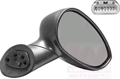 Produktbild von VAN WEZEL 1604808 Außenspiegel Seitenspiegel Rechts für FIAT 500 (312) Konvex Beheizt