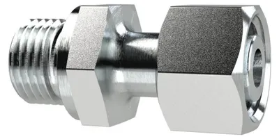 Produktbild von Riegler Einstellbare gerade Einschraubverschraubung, G 1/4a., Rohr-AØ8mm, Stahl verz., PN 630