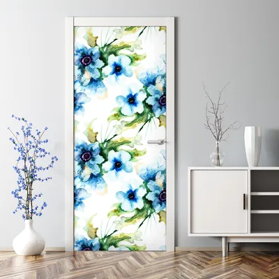 Produktbild von Dekorative Türdekoration selbstklebend Klebefolie Tür Tattoo Aufkleber Kirschblüte 70 x 200 cm