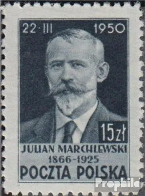 Produktbild von Briefmarken Polen 1950 Mi 546 (kompl.Ausg.) postfrisch Julian Marchlewski
