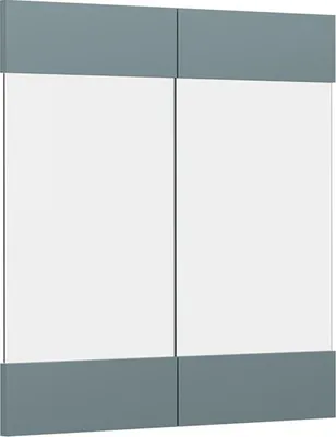 Image de Façade de cuisine Vicco R-Line Bleu-gris 59.2x59cm façade de meuble pour meuble mural vitré, Model 40957