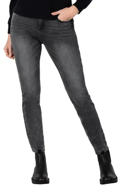 Productafbeelding van Timezone Damen Jeans TIGHT ALEENATZ WOMANSHAPE - Nauwsluitend model - Grijs - Vulcano Grey