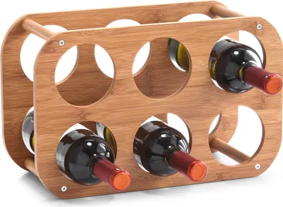 Produktbild von Zeller Weinregal, Bamboo 38x16x24