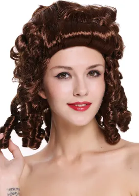 Produktbild von WIG ME UP Perücke Barock Südstaaten Braun Locken 91022-ZA33