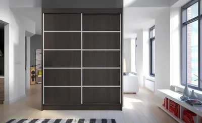 Obrázek produktu pro Šatní skříň CHANNA 4 - šířka 150 cm, čoko