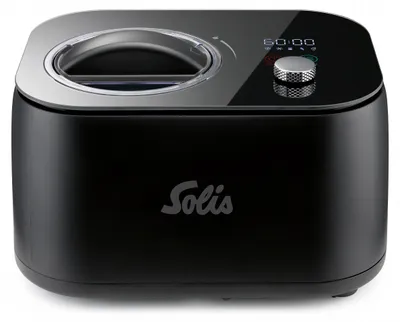 Produktbild von Solis Ice Dream Eismaschine Kompressor, 1 Liter Eis, Joghurt, Rezeptbuch, 3 Modi