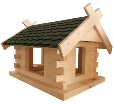 Produktbild von Vogelhaus (groß), Biberschwanz grün