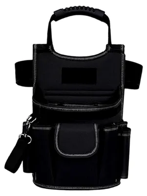 Produktbild von Professionelle Werkzeuggürteltasche Gummigriff, Mehrfachtasche, Elektriker-werkzeugtasche, Hammerhalter Für Heimwerker