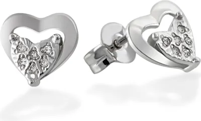 Produktbild von Goldmaid Ohrstecker 585/- Gold 0,8cm weiß Diamant weiß 149320009