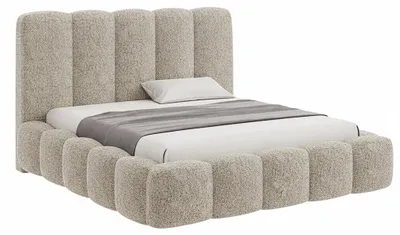 Zdjęcie produktu dla Łóżko tapicerowane DreamLux Monarch 200 x 200 cm ze stelażem i pojemnikiem na pościel tkanina Loop 8