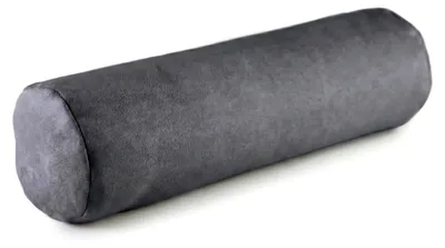 Produktbild von Nackenrolle Nackenkissen – Entlastung der Halswirbelsäule – Viscoschaum 38x11 cm (grau)