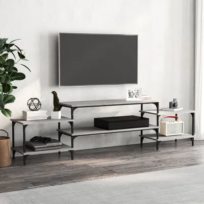Produktbild von "2026 Promotion" TV-Schrank - TV-Lowboard - Grau Sonoma 197x35x52 cm Holzwerkstoff - TV-Regal CC29219