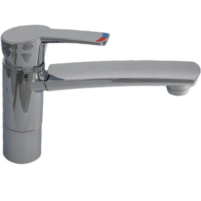 Produktbild von Wasserhahn Einhebelmischer Como Wohnmobil Wohnwagen Caravan Camping Boot + Schalter chrom