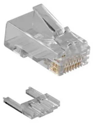 Obrázok produktu pre ACT TD168M, RJ-45, Priehľadná, Samec/Samica, Priamy, Polykarbonát, Cat6