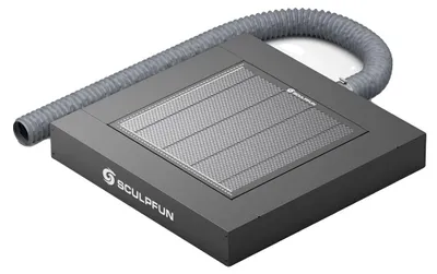 Obrázek produktu pro Laserová platforma s voštinovou strukturou, integrované odsávání kouře, odolná ocelová konstrukce, H5