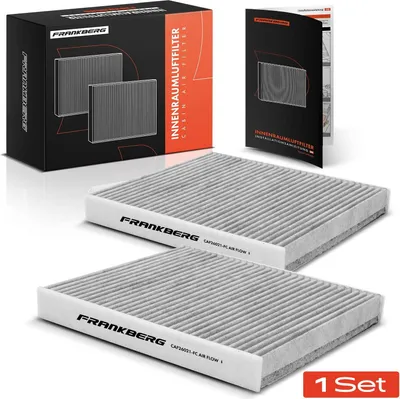 Productafbeelding van Frankberg 2x interieurfilter actieve kool voor VW Polo Audi
