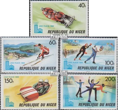 Produktbild von Briefmarken Niger 1979 Mi 685-689 (kompl.Ausg.) postfrisch Olympische Winterspiele