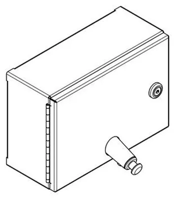 Produktbild von KWC Seifenspender RODX619 aus Chromnickelstahl zur Aufputzmontage