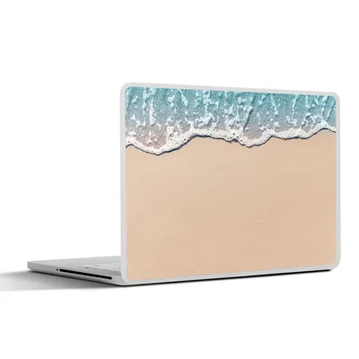Produktbild von MuchoWow® Laptop Aufkleber Sticker Cover Strand - Meer - Sand 25x18 cm - Laptop-Deko