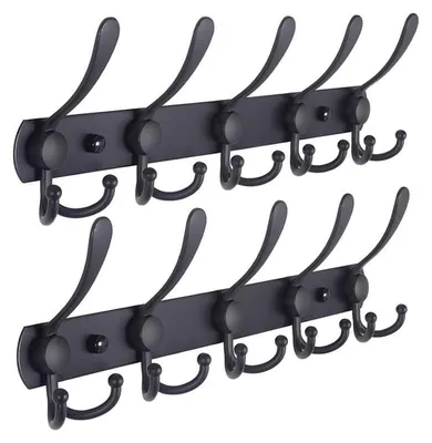 Productafbeelding van Wandkapstok met 8 Haken voor Jassen en Accessoires