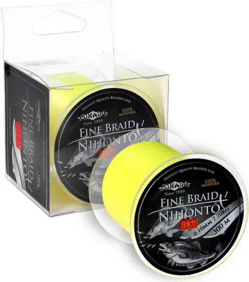 Produktbild von Mikado Nihonto Fine Geflochtene Schnur 300 M Gelb 0.230 mm Gelb 0.230 mm