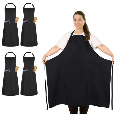Produktbild von Omgoods – Set aus 4 großen Schürzen mit 2 Taschen