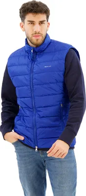 Image de Gilet Gant Light Down bleu, taille M, homme