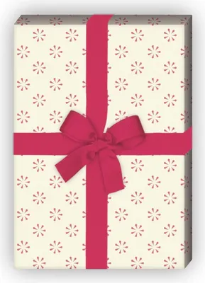 Produktbild von zartes Geschenkpapier für tolle Geschenke mit Blümchen Druck, rosa - G8309, 32 x 48cm