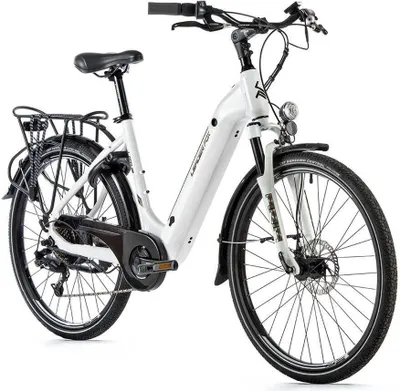 Produktbild von 26 Zoll Alu E Bike Leader Fox Lotus Elektro Fahrrad 7 Gang Pedelec 36V 504 Wh Weiss Rh 50 cm