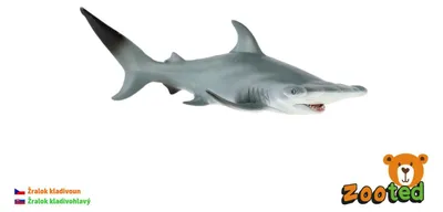 Produktbild von Großer Hammerhai, Plastikmodell, 19 cm