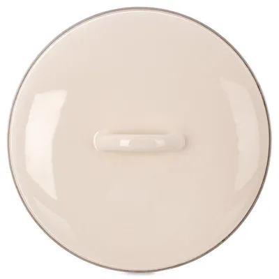 Obrázek produktu pro Orion | Poklice na hrnec - Ø 22 cm - Odolná do trouby - Smaltovaná ocel - Smaltovaná poklička na pánev krémová