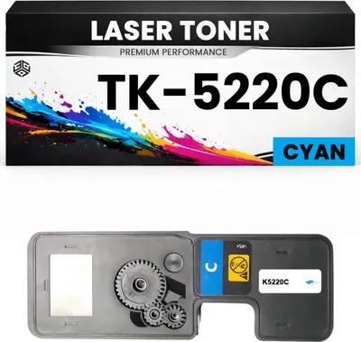 Produktbild von Toner kits kompatibel für Kyocera TK-5220C ECOSYS M5521cdn/M5521cdw/P5021cdn/P5021cdw in Cyan