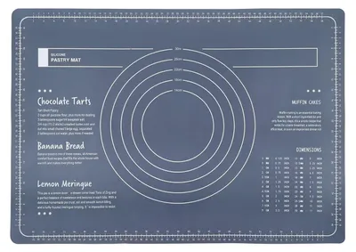 Silikon-Backmatte 64x45 cm, antihaft, rutschfest, BPA-frei