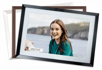 Image de CYGNETT, cadre photo numérique WiFi 10,1 pouces 16 Go IPS, noir