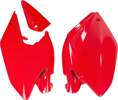 Produktbild von Seitenverkleidung UFO PLAST Verkleidung 3-teilig für Honda CRF X 250 ccm Bj. 2004 - 2017, Farbe:rot OEM 00-26