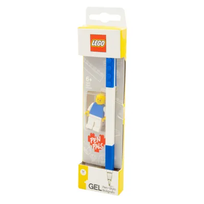 Zdjęcie produktu dla Długopis żelowy LEGO® z figurką Lego - kolor niebieski