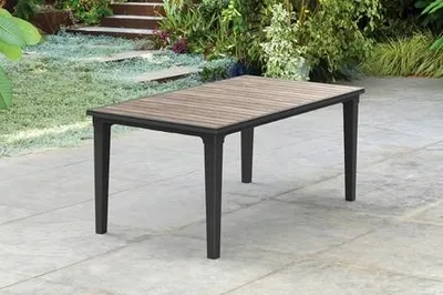 Productafbeelding van Keter Deco Futura 160, walnoot/grijs