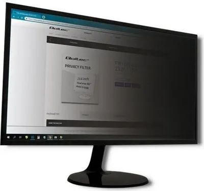 Image de Filtres de confidentialité pour écrans Qoltec 51062 50,8 cm (20")