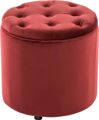 Produktbild von Sitzpouf mit Stauraum – Fußhocker – bequemes Sitzen