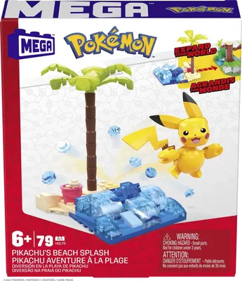 Obrázek produktu pro MEGA Pokémon HDL76, Sada na stavění, 6 rok/roky, Plast, 79 kusů, 149,7 g