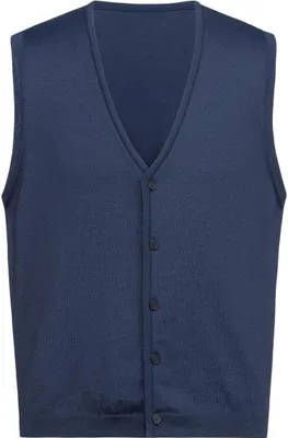 Produktbild von Greiff STRICK Herren Strickweste V-Neck Knopfleiste Regular Marine XL